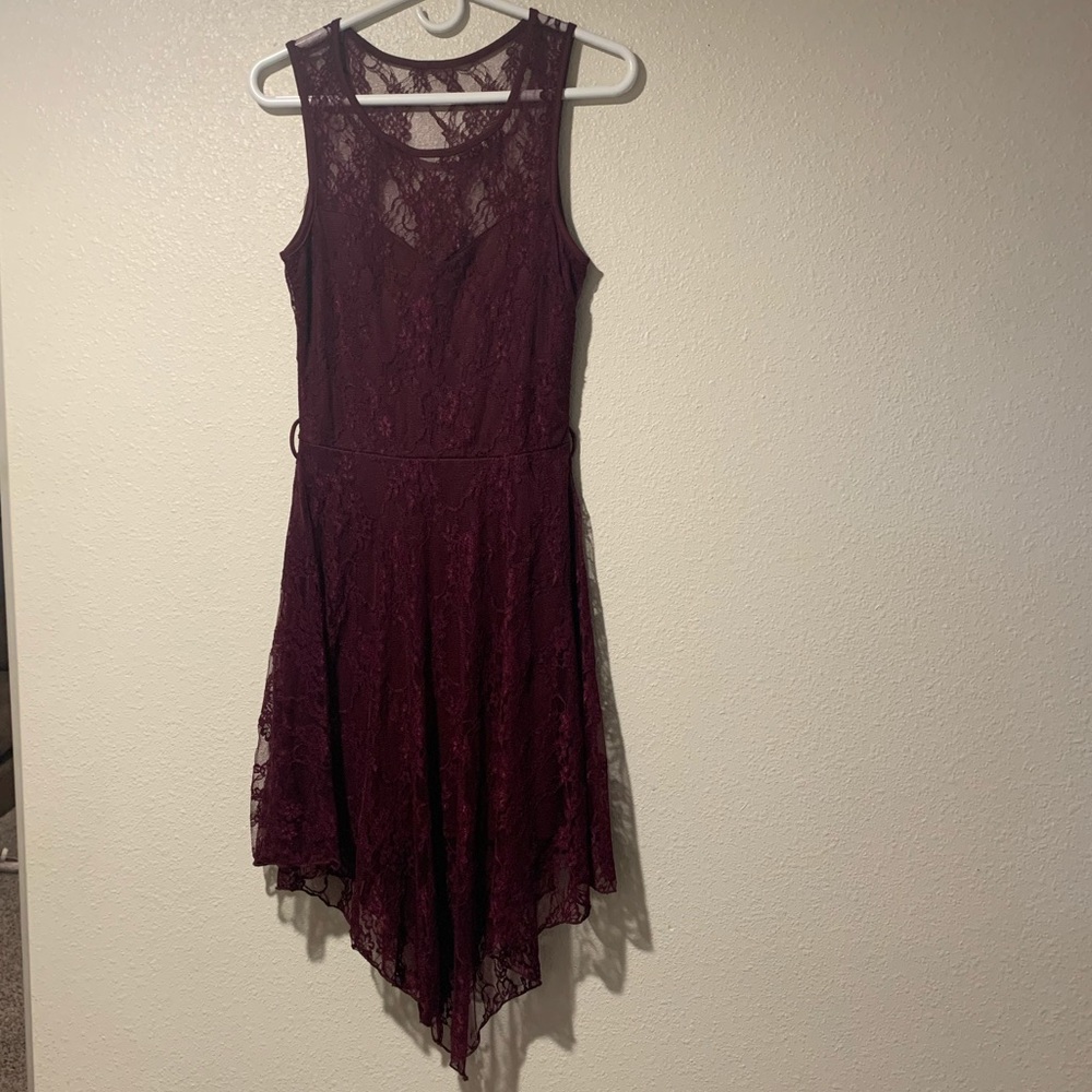Boho style lacey sleeveless dress